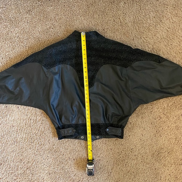 Womens Vintage Giovanni Black Leather Jacket size Small - Picture 8 of 14